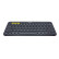 罗技（Logitech） K380多设备蓝牙键盘 便携办公键盘静音 安卓手机笔记本平板iPad键盘 灰色