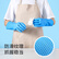 美丽雅加厚洗碗手套乳胶胶皮防水家用洗衣服厨房保洁家务清洁手套大号