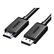 绿联DP转HDMI转接线 4K高清 DisplayPort转HDMI公对公视频连接线适用电脑接电视显示器1.5米35836