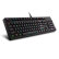 雷柏（Rapoo） V808RGB 机械键盘 有线键盘 游戏键盘 104键RGB背光键盘 原厂Cherry轴 黑色 樱桃红轴