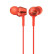 索尼（SONY） MDR-EX255AP 有线耳机入耳式 3.5mm接口 带麦立体声手机通话高音质 红色