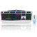 新贵（Newmen）T810 机械手感游戏键鼠套装 混光键盘 发光游戏鼠标 白色