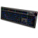 黑爵(AJAZZ)光环Ak60有线机械键盘 游戏键盘 全尺寸 RGB背光 双模滚轮 侧刻键帽 吃鸡键盘 黑色青轴