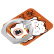 YOMO 原创插画手机指环支架/金属指环扣支架/防丢防摔手机平板支架 适用于苹果手机/安卓手机 开运猫