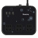 航嘉（Huntkey）新国标智能USB插座 插线板/插排/排插/接线板/带线拖线板 3位+3孔USB 3.1A 黑 SST301(1.8米)