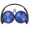 索尼（SONY）MDR-ZX310 头戴式立体声耳机 监听耳机 蓝色