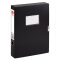 齐心(Comix) 10个装 A1248-10 35mm粘扣档案盒/文件盒/A4资料盒 黑色 办公用品