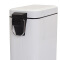 欧润哲 垃圾桶 5L 长方形脚踏厨房家居卫生废纸收纳箱 白色