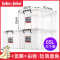 JEKO&JEKO 特耐斯加固塑料透明收纳箱65L 3只装特大号玩具整理箱衣服收纳盒棉被储物箱 SWB-5220