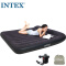 INTEX 66769内置枕头充气床 露营气垫床 折叠床双人加大152*203*30 户外躺椅充气垫防潮垫