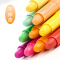 得力（deli） 油画棒12色24色学生美术旋转蜡笔可水洗水溶性儿童安全彩绘棒 12色桶装旋转油画棒
