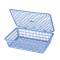 得力（deli） 924 网状文件篮公文篮 A4塑料文件框收集篮收纳盒办公使用 蓝色