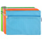 广博（GuangBo） 双层A4B5布质防水拉链文件袋/彩色资料袋 随机A6091 1只装-B5双层网格拉链款