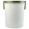 探戈(TANGO)垃圾桶10L带压圈垃圾篓/清洁桶办公厨房卫生间客厅 中号 浅绿色