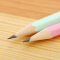 得力（deli） 铅笔小学生原木彩色杆HB 2B 办公书写大容量装六角杆 粉紫色 HB铅笔 50支