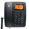 摩托罗拉（Motorola）CT111C自动录音电话 办公座机固话通话录音 插存储卡录音 黑色（配8G卡录540小时）