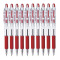 斑马牌（ZEBRA） KRB-100 按制真美圆珠笔 0.7mm 办公学生文具用品 圆珠笔红色 10只装
