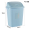 ABEPC 大号塑料垃圾桶30L40升65L四色工业户外加厚包邮厨房家用大垃圾桶 40L-H带盖浅蓝色