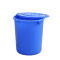 羽佳（YUJIA） 圆形蓝色塑料垃圾桶加厚大中小塑料桶号工业水桶楼道小区垃圾桶带盖环卫户外商用垃圾桶 A桶100升