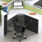 屏风办公桌职员桌员工桌员工位工作位电脑桌卡座干字型6人位含椅子