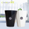 茶花（CHAHUA） 茶花 玫瑰垃圾桶7.9L时尚创意纸篓家用厨房无盖垃圾筒 白色2个装