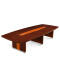 大会议桌简约长桌贴实木皮会议台油漆洽谈桌 3800*1600*760mm