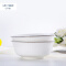 景德镇陶瓷碗创意米饭碗面碗高脚碗防烫面碗中式骨瓷碗方形微波炉 6英寸面碗(5个)