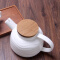 盛宴佳品（SYJP）茶具 陶瓷欧式整套茶具套装 简约过滤茶壶茶杯套装 多功能茶具5件套 一壶四杯（圆形托盘）