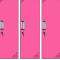 彩色更衣柜铁皮柜员工储物柜带锁柜多门柜寄存包柜鞋柜浴室健身储存柜拆装六门白框粉色