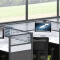 屏风办公桌职员桌员工桌员工位工作位电脑桌卡座F字型2人位