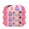 强生 婴儿湿纸巾80片*3包 宝宝倍柔护肤湿巾清香型