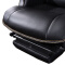 牛皮老板椅可躺办公椅电脑椅总裁椅人体工学移-黑色