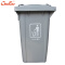 超宝（CHAOBAO） 户外大号垃圾桶 物业小区酒店分类垃圾桶 塑料带盖垃圾箱室外环卫商场带轮垃圾桶 浅灰色侧轮垃圾桶120L