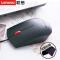 联想（Lenovo） 原装EMS-537A大红点光电有线鼠标磨砂防滑笔记本电脑通用简约大鼠标送鼠标垫 黑色