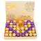 费列罗(Ferrero Rocher) 巧克力礼盒装情人生日礼物送女生糖果