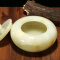 豪斯特丽（HOSTLY） 天然玉石摆件  阿富汗玉茶叶罐苹果盅摆件 实物拍照 白玉纯色