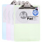 晨光（M&G）ADM94563 A4透明刻度尺记事板夹文件夹 颜色随机