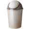 佳帮手 垃圾桶家用欧式卫生间厨房客厅小号垃圾筒带盖大号创意纸篓 大号9.2L(咖啡色)