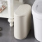麦桶桶（Mr.Bin） 日式垃圾桶家用卫生间厕所客厅厨房卧室北欧有盖创意 方形按压式简约抖音垃圾桶 卡其色 按压式 9L