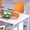屏风办公桌组合员工桌职员桌卡座现代简约工作位钢架电脑桌单人位