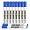 晨光(M&G)单头蓝色白板笔可擦易擦办公会议笔 10支/盒AWMY2202