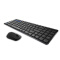 雷柏（Rapoo） 9300M 多模式无线键鼠套装 蓝牙键鼠套装 蓝牙3.0/蓝牙4.0/无线2.4G 蓝牙键盘 超薄键盘 黑色