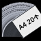 齐心(Comix)  11孔资料册 A4防反光文件保护袋  文件替芯袋 20个装  白色  EH303A 办公用品