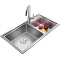 九牧（JOMOO）水槽洗菜盆加厚双槽套餐厨房304不锈钢洗碗池水池