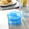 乐美雅 Luminarc 八角凝彩玻璃水壶凉水杯饮料果汁茶壶1.1L 冰蓝 单只装
