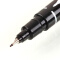 齐心(Comix)12支装黑色速干防水小双头油性记号笔 办公文具 MK804