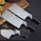 菜刀套装刀具厨房用品组合不锈钢刀具套装切片刀切菜刀 斑马柄菜刀