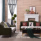 美式实木沙发后现代沙发大小户型布艺沙发简约沙发客厅组合沙发3+2+1 橄榄绿