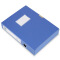 得力（deli） 5623 耐用粘扣档案盒/文件盒/资料盒 A4/50mm 蓝色12个装