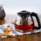 青苹果玻璃茶杯茶壶5件套茶壶*1+水杯*4 R390+Y2011/L5